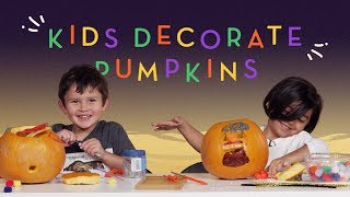 Kids Decorate Pumpkins | Kids Play |  HiHo Kids