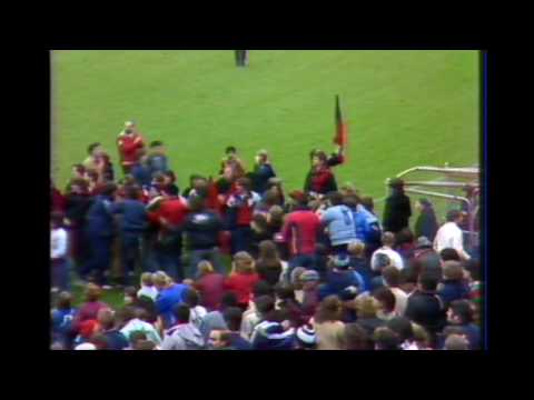 Rare behind the scenes footage of after the game 1984 round 19