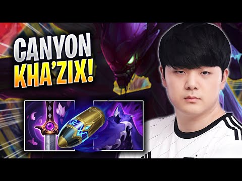 CANYON IS SO CLEAN WITH KHA'ZIX! - DK Canyon Plays Kha'zix JUNGLE vs Kindred! | Season 2023