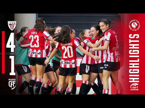Imagen de portada del video RESUMEN I Athletic Club 4-1 Madrid CFF | Liga F 2025-26 J22