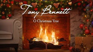 Tony Bennett – O Christmas Tree (Fireplace Video – Christmas Songs)