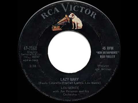 1958 HITS ARCHIVE: Lazy Mary (Luna Mezzo Mare) - Lou Monte