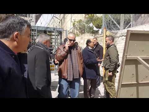 بعد 25 عاما- اعادة فتح البوابة الشرقية للحرم الابراهيمي