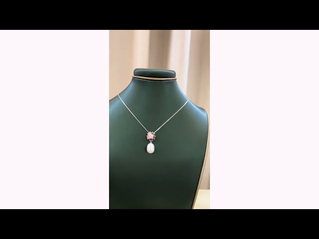 طقم فضة ناعم وزركون ملون فاخر