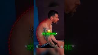 Messi’s Back Posture Transformation Over Time 🤯🥶