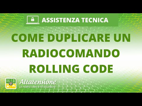 How to duplicate a rolling code remote control