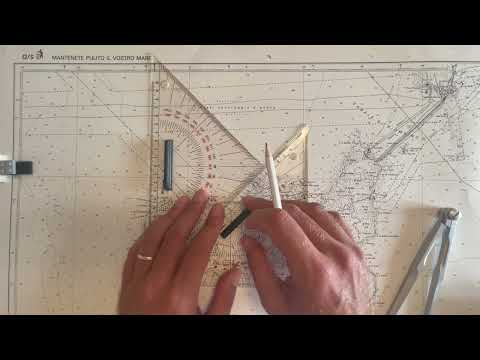 Nuovo esame patente nautica - esercizio  5.1.4-2 n°19 - scarroccio - carteggio senza limiti (2022)