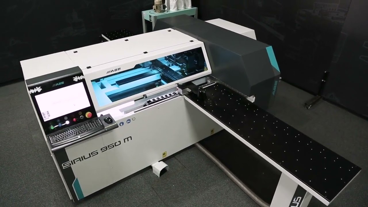 AES SIRIUS 950M  CNC Drilling Machine   Flexible Drilling and Routing Operations