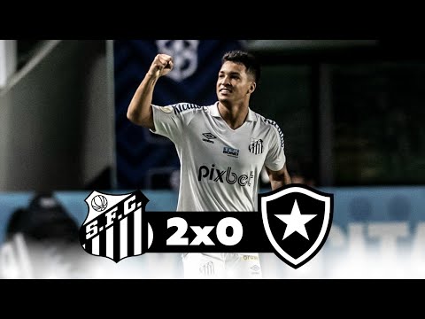 Santos 2 X 0 Botafogo | Melhores Momentos | Brasileirão Série A | 20/07/2022