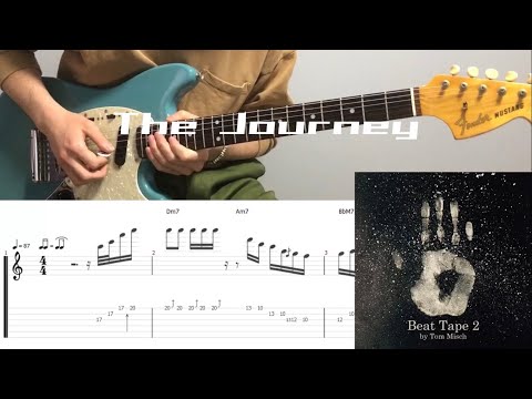 Tom Misch - The Journey (guitar cover with tabs & chords)