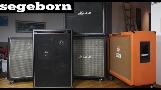 Video thumbnail for 5 Vintage 4X12 Shootout - Marshall Orange Maine by Johan Segeborn