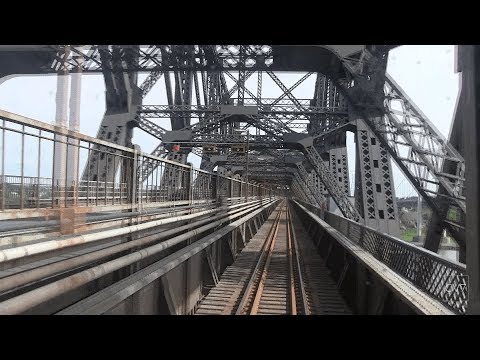 Crossing Quebec Bridge by Train