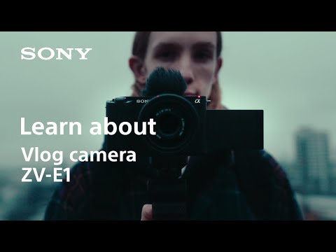 Sony Alpha ZV-E1 Full-frame Mirrorless Vlog Camera (ILCZV-E1/B, Black)