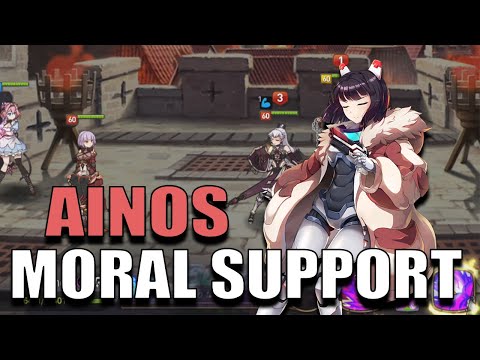 Ainos Providing Moral Support - Epic Seven