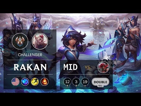 Rakan Mid vs Katarina - NA Challenger Patch 9.7