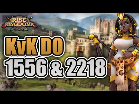 VAI COMEÇAR O KVK DO 1556 E 2218 | QUEM SÃO OS INIMIGOS? - RISE OF KINGDOMS