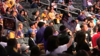 20150312 Lakers vs Knicks - Lin Garden lady army