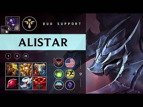 Alistar Support vs Blitzcrank - NA Grandmaster Patch 25.24
