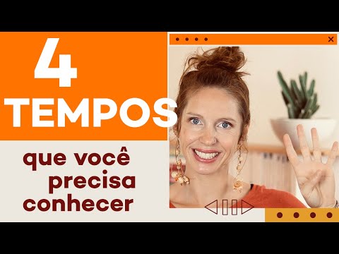 AULA DE FRANCÊS: Os 4 tempos verbais mais usados em francês | Céline Chevallier