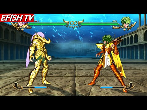 Aries Mu vs Kraken Isaac (Hardest AI) - Saint Seiya: Soldiers' Soul