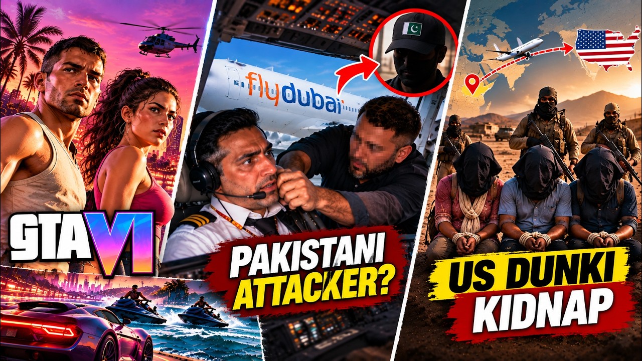 GTA 6 Gameplay Updates, Flydubai Attack Revealed, 3 Indians Kidnapped on US Dunki Route