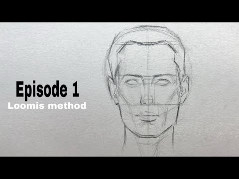 Episode 1 – Draw the Front View Head | Loomis Method Simplified