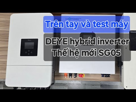 Розпакування та тест Deye SUN-6K-SG05LP1-EU-SM2