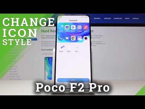 How to Change Icon Style in Xiaomi Pocophone F2 Pro - Personalize Xiaomi