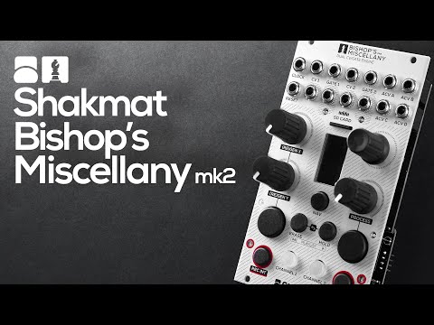Shakmat Bishop's Miscellany MKII Dual CV Gate Recorder Eurorack w/ Black Panel image 2