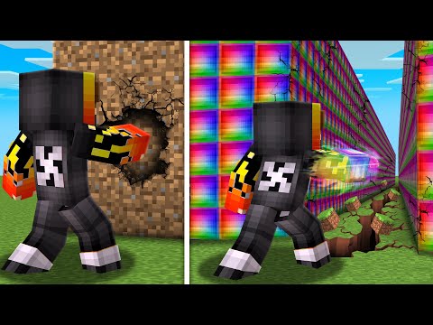 LEVEL 1 WALL VS LEVEL 9,648,849 WALL IN MINECRAFT !!!