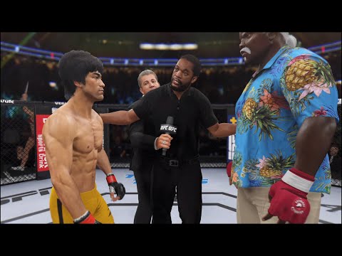 Bruce Lee vs. Uncle Ruckus - EA Sports UFC 4 - Epic Fight 🔥🐲