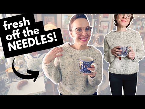 I’m in LOVE with this sweater! KNITTING PODCAST