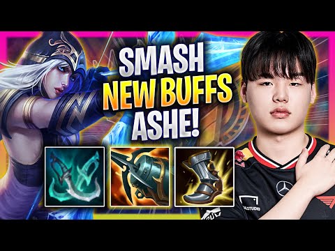 SMASH TRIES ASHE WITH NEW BUFFS! - T1 Smash Plays Ashe ADC vs Zeri! | Season 2025