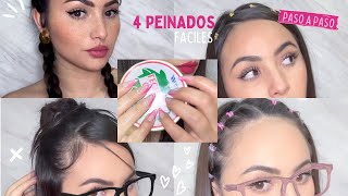 4 peinados + probando uñas de SHEIN