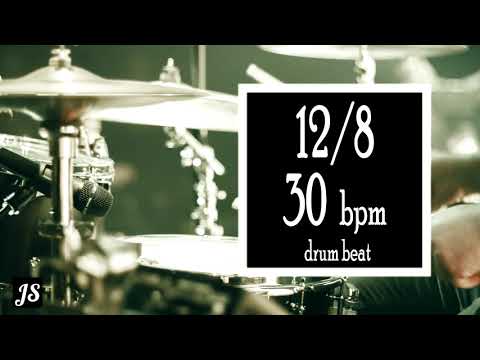 30 Bpm - 12/8 Drum Beat