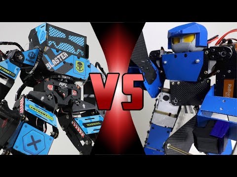 ROBOT DEATH BATTLE! -  BLASTER Super Anthony VS Leo 28 (ULTIMATE ROBOT DEATH BATTLE!)