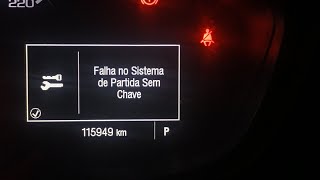B3124 Falha no sistema de partida sem chave GM Tracker