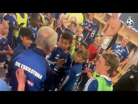 Galet firande när IFK Eskilstuna vann mot Nyköping