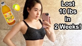 🍋 LOST 10 LBS in 2 WEEKS by DRINKING THIS! - Apple Cider Vinegar Weight Loss Drink Recipe 🍹