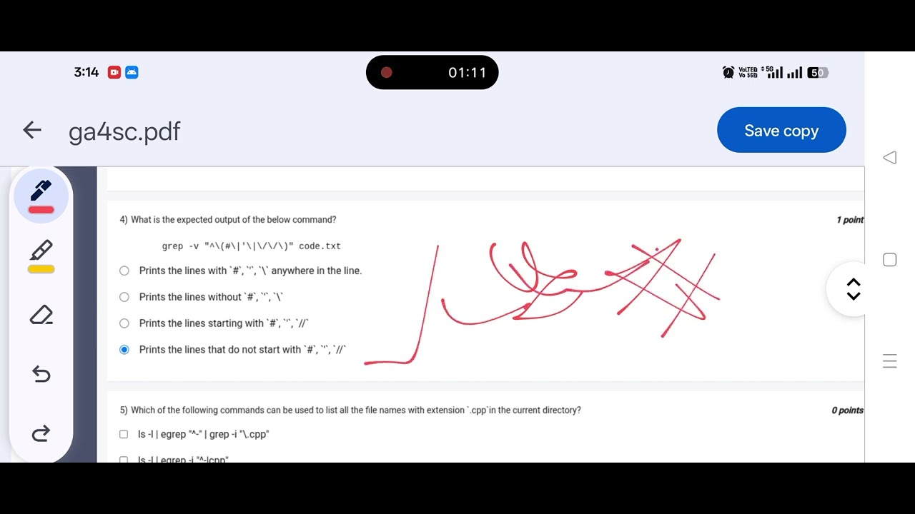 System command week 4 graded assignment #sc