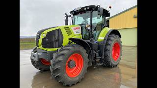 Claas Axion 830 CIS Hexashift traktor (súlyokkal) - kifogástalan állapotban