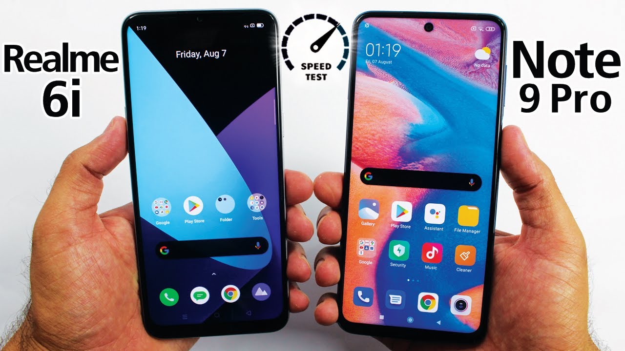 Realme 6i vs Redmi Note 9 Pro Speed Test & Comparison | SHOCKING! 😱