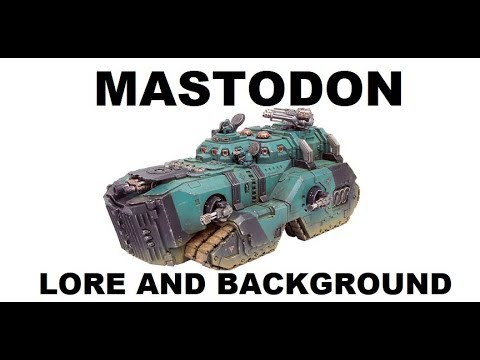 Mastodon Heavy Assault Transport Lore and Background - Space Marines - Horus Heresy