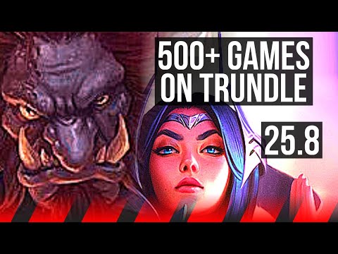 TRUNDLE vs IRELIA (TOP) | 500+ games | KR Master | 25.8