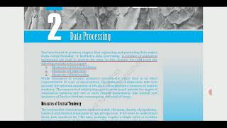 data processing chapter -2 geography practical  mean, median, mode part -1