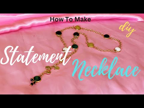 Handmade necklace making at home with Beebeecraft Jewelry Supplies - How to make a gemstone necklace