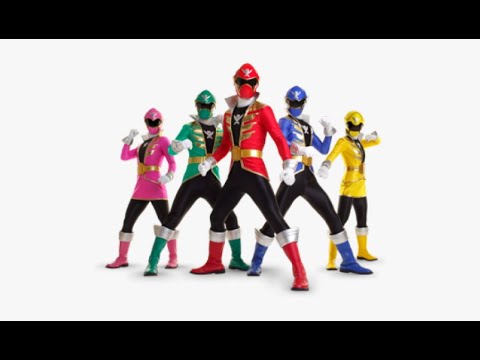 how Color Power Rangers drawing