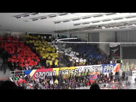 22.kolo  WSM ligy Motor ČB - Zubr Přerov (14.11.2015) choreo Motoru !