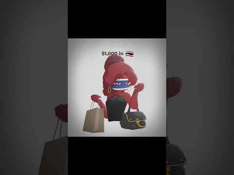 Winch Country You Visit With 1k Dollar 🤑 #countryhumans