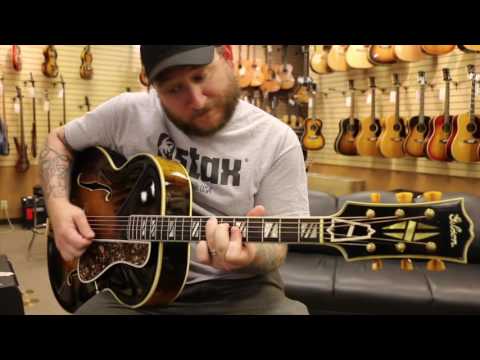 Josh Smith playing a 1950 and 1938 Gibson Super 400 in Blonde and Sunburst